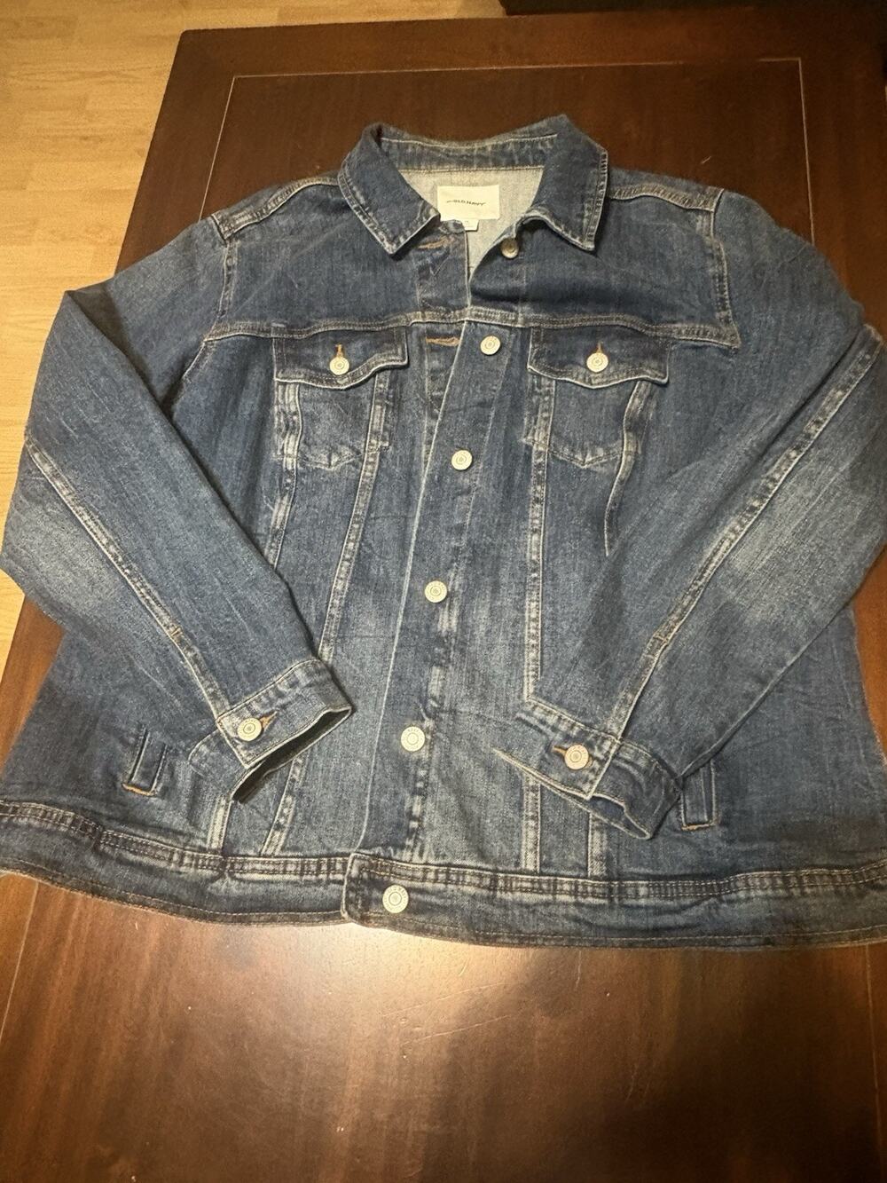 Old Navy Women's Blue Jean Jacket 2X